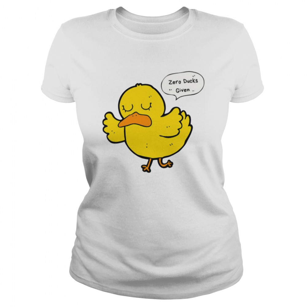 Zero Given Animal Lovers Duck shirt Classic Women's T-shirt