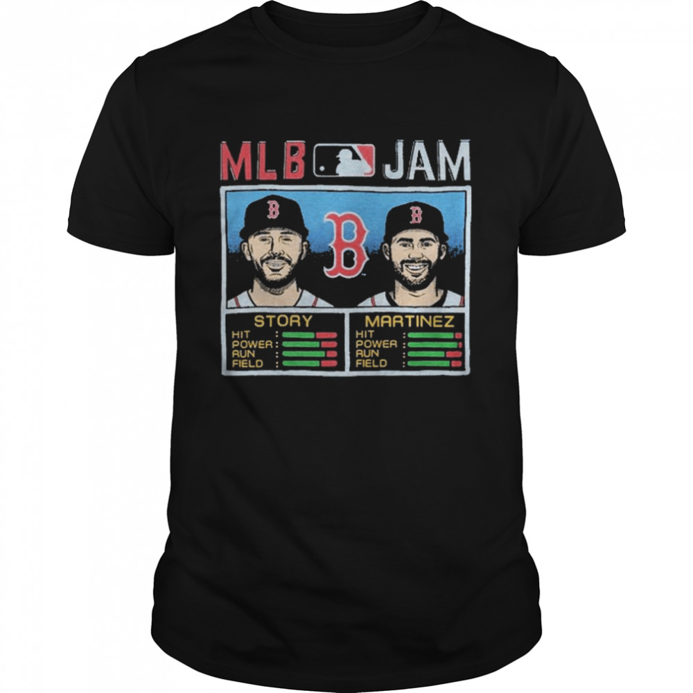 MLB Jam Boston Red Sox Story And Martinez shirt Classic Men's T-shirt