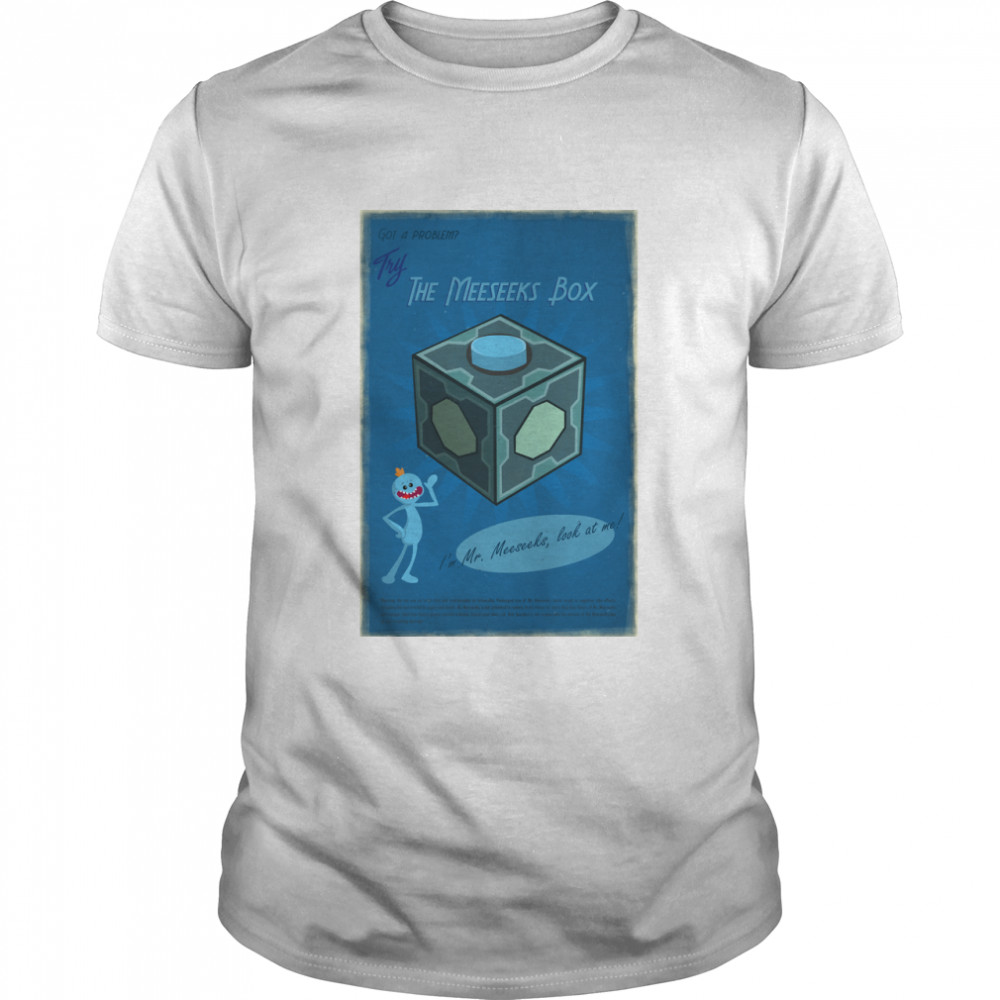 Mr. Meeseeks Retro Ad Classic T-Shirt