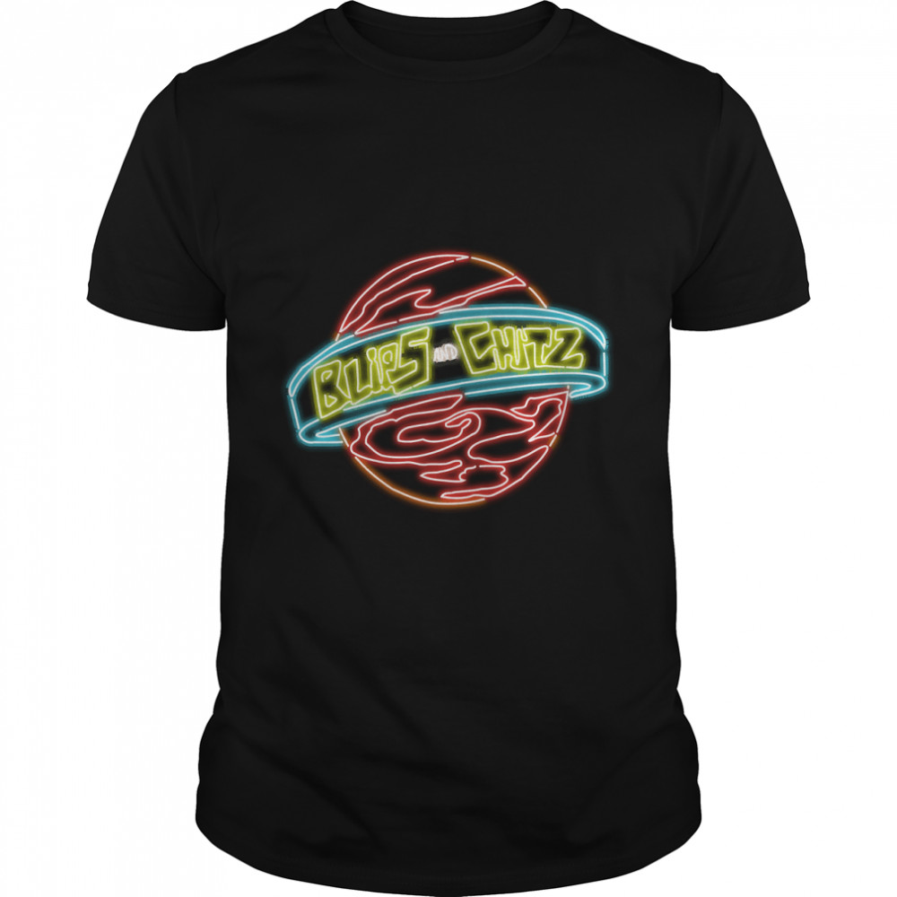 Neon Blips And Chits Logo Classic T-Shirt