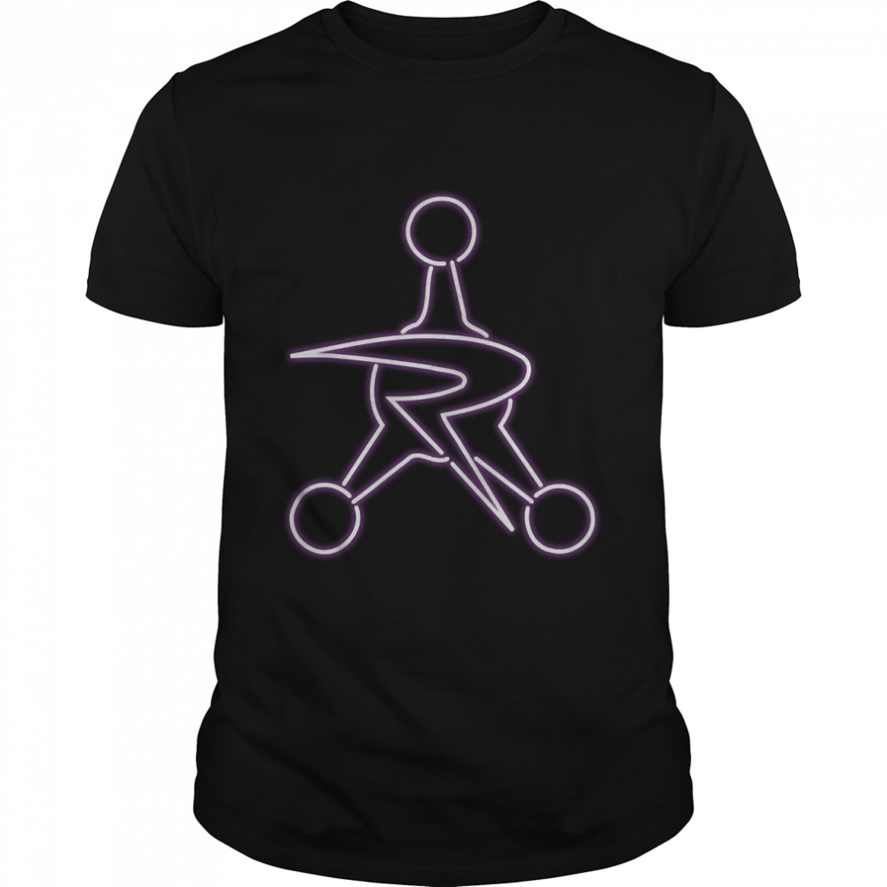 Purple Neon Council of Ricks Logo Classic T- Classic Men's T-shirt