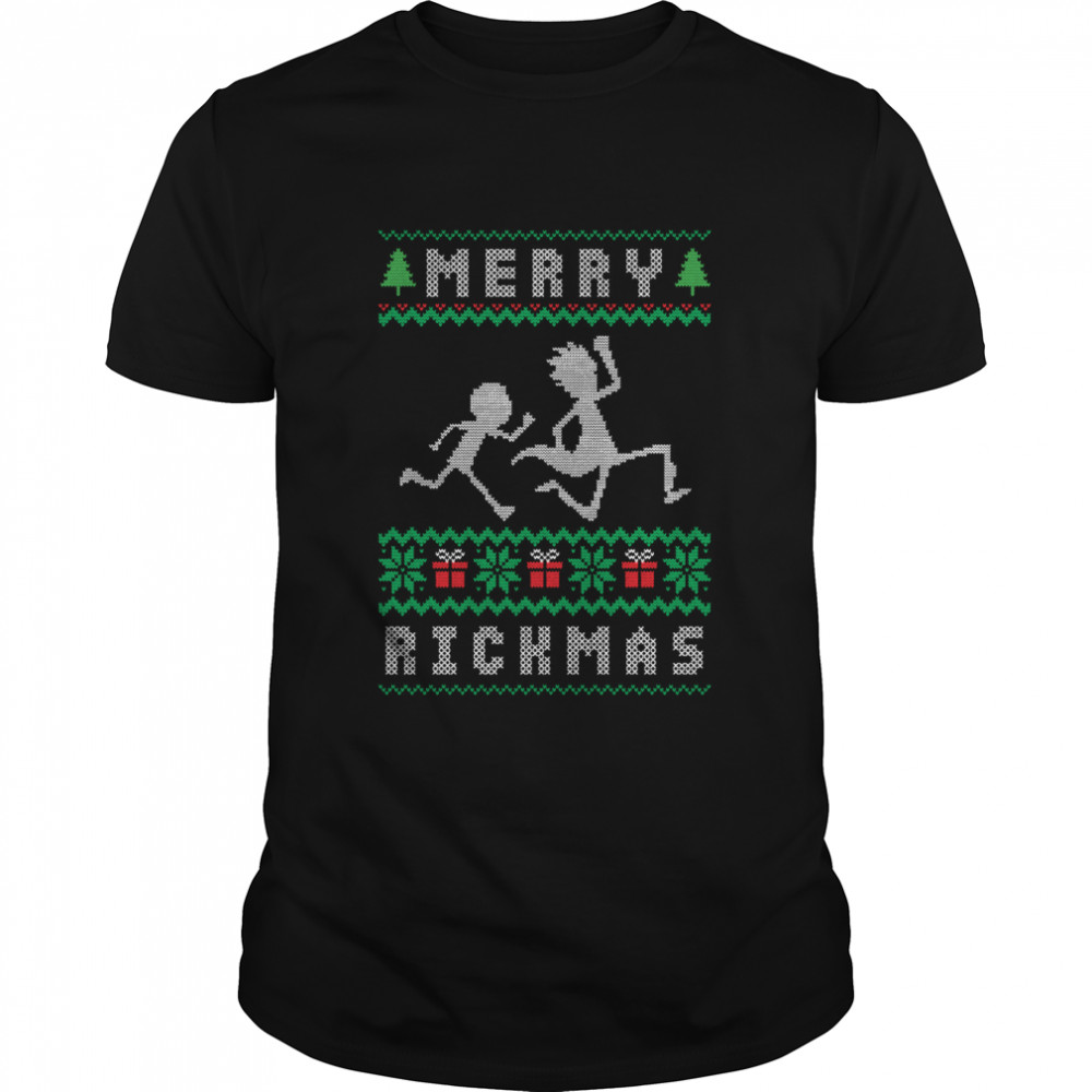 RICK AND MORTY UGLY CHRISTMAS Essential T- Classic Men's T-shirt