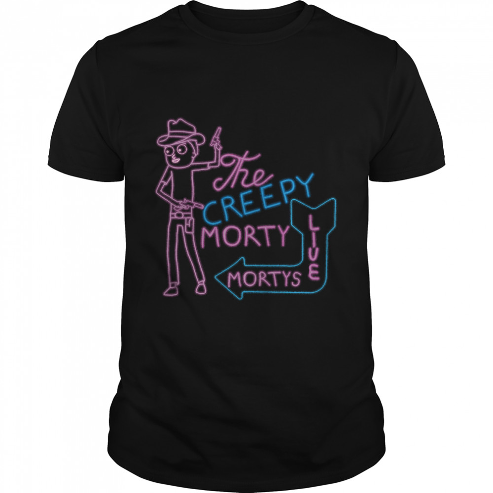 The Creepy Morty Neon Classic T- Classic Men's T-shirt