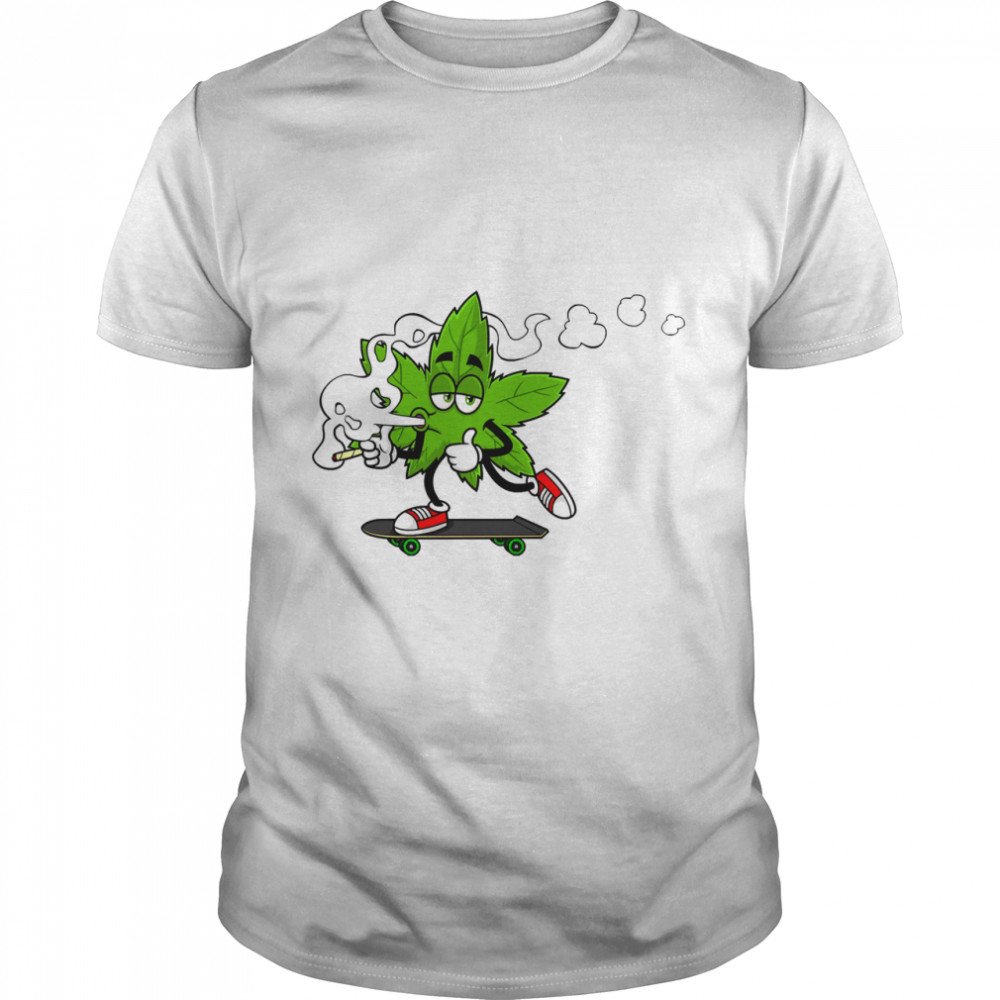 Trippy weed drawings cute Classic T-Shirt