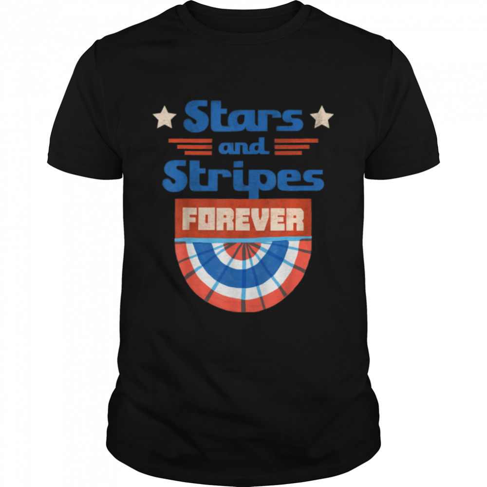 4Th Of July Stars And Stripes Forever, American Flag Pride T-Shirt B0B45M4Blq