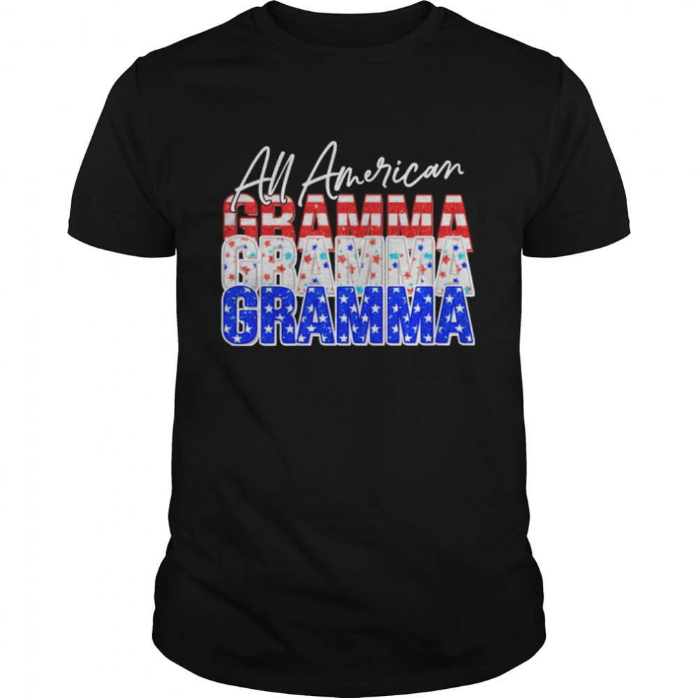 All American Gramma Independence Day Shirt