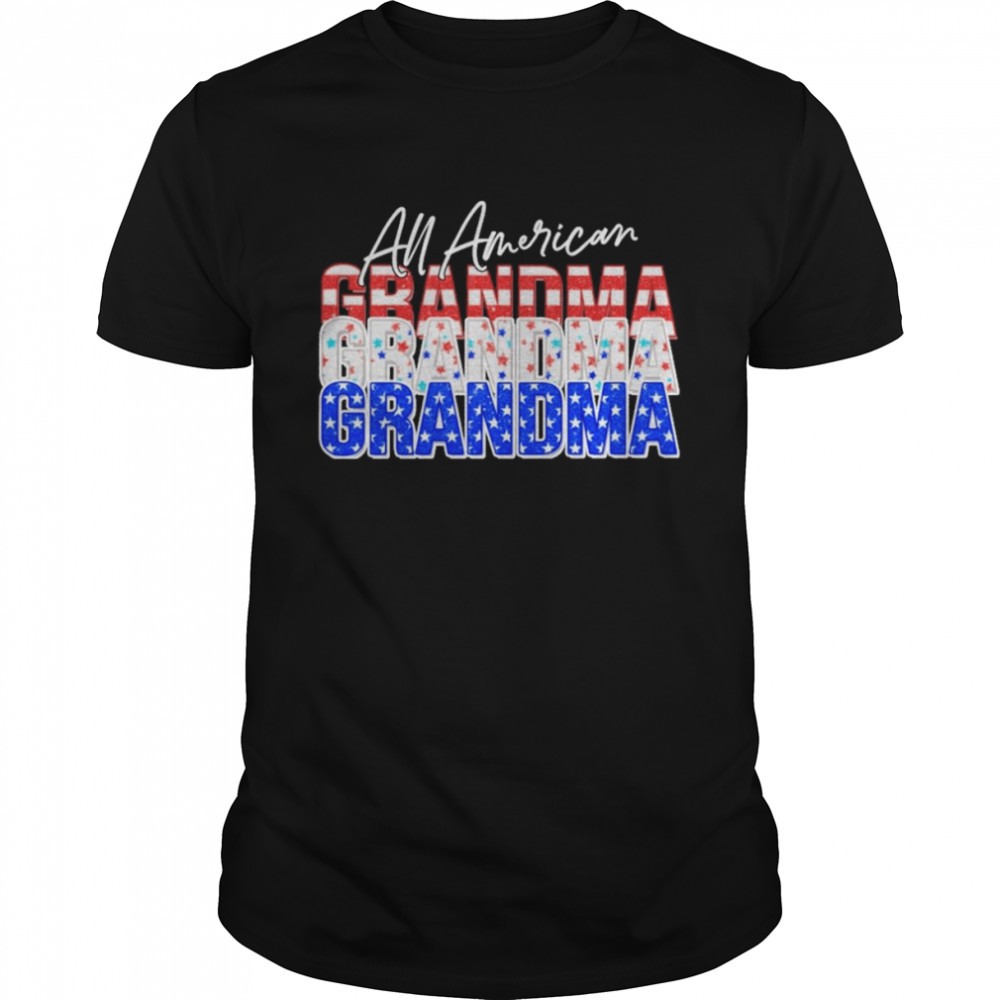 All American Grandma Independence Day Shirt