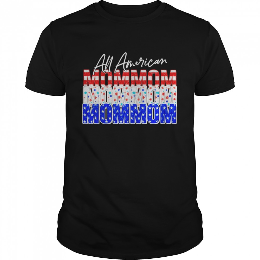 All American Mommom Independence Day  Classic Men's T-shirt