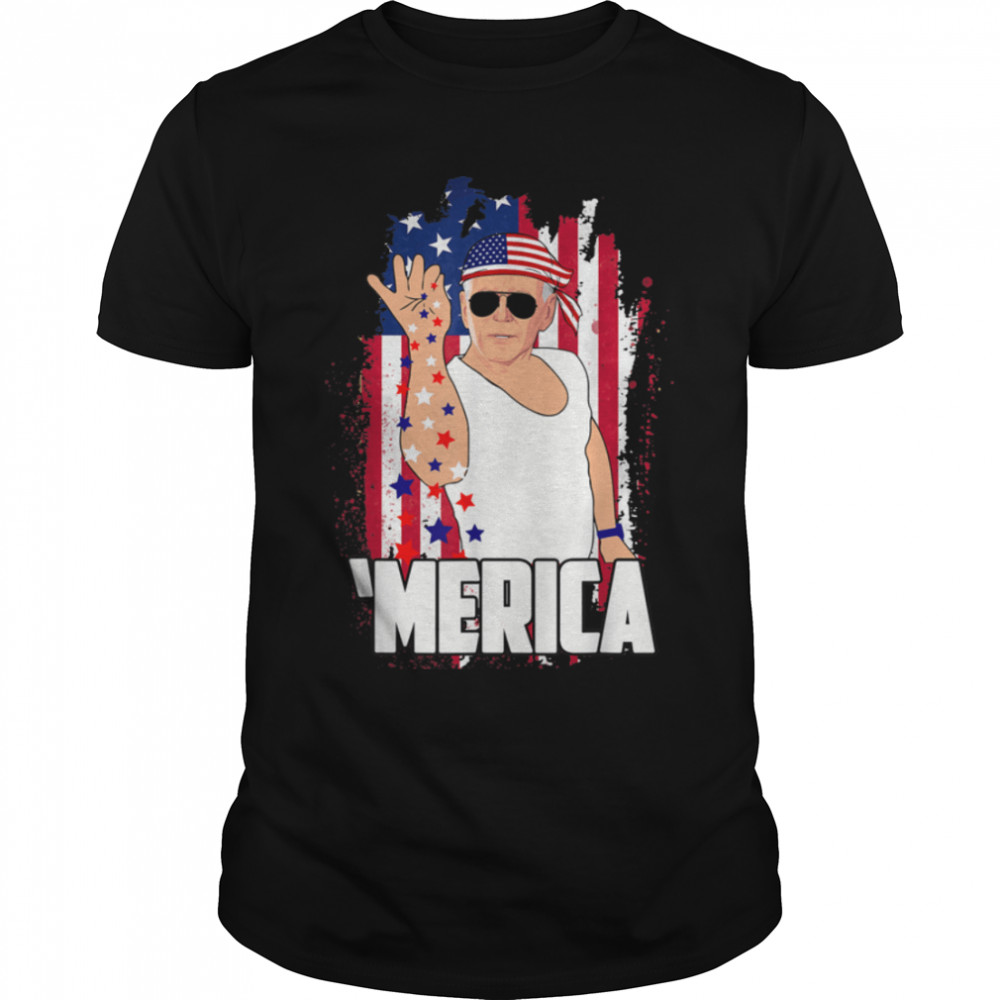 American Flag Salt Bae Biden T-Shirt B0B45Dvmwg