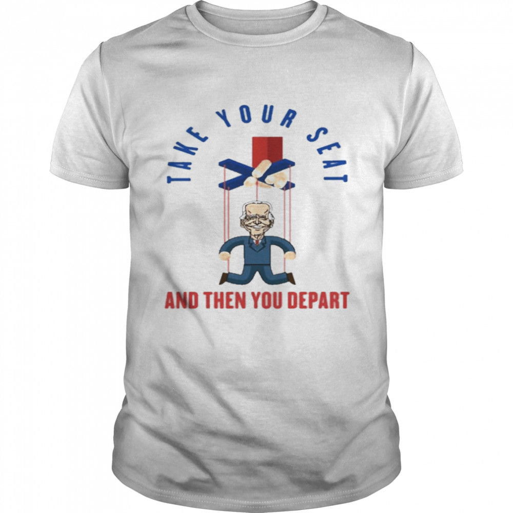 Biden Take Your Seat Joe Biden Cheat Sheet T-Shirt