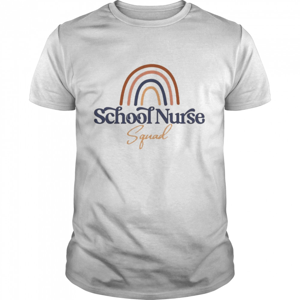 Rainbow School Nurse Squad  Classic Men's T-shirt
