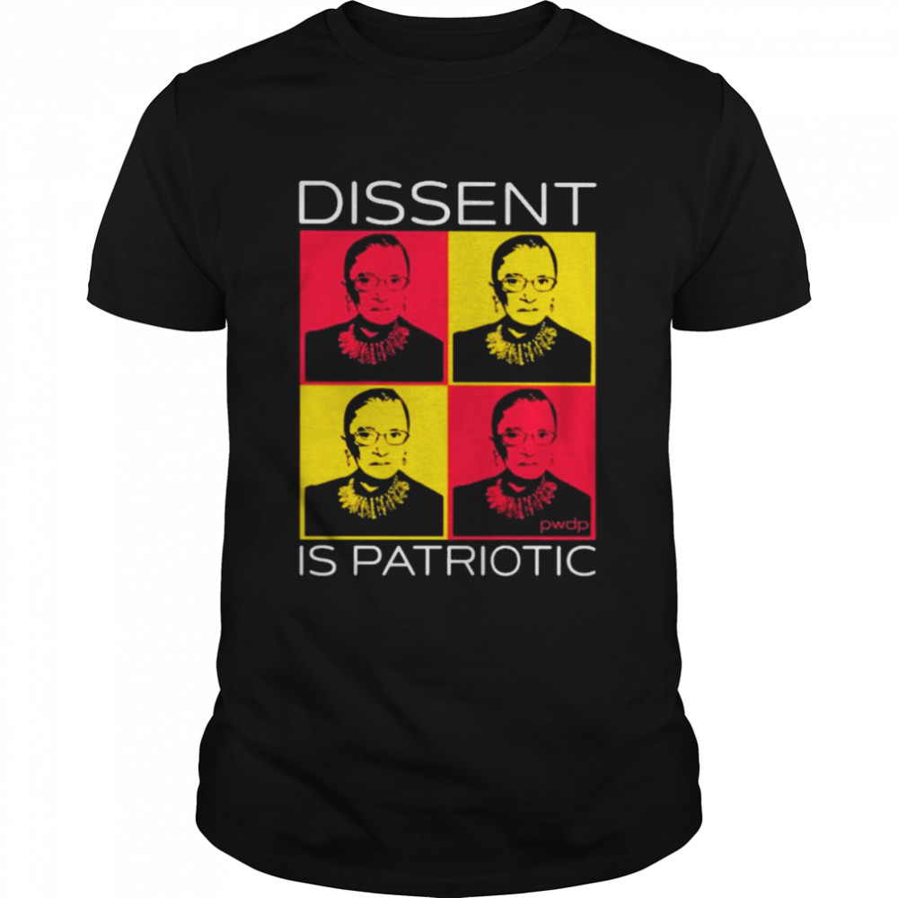 Ruth Bader Ginsburg Megan ranney dissent is patriotic shirt Classic Men's T-shirt