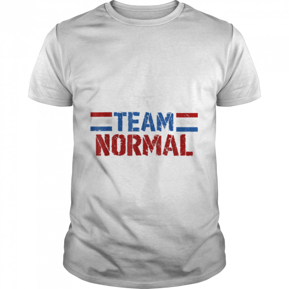 Team Normal 2022 USA Flag America Funny Trump T-Shirt B0B452SDRR