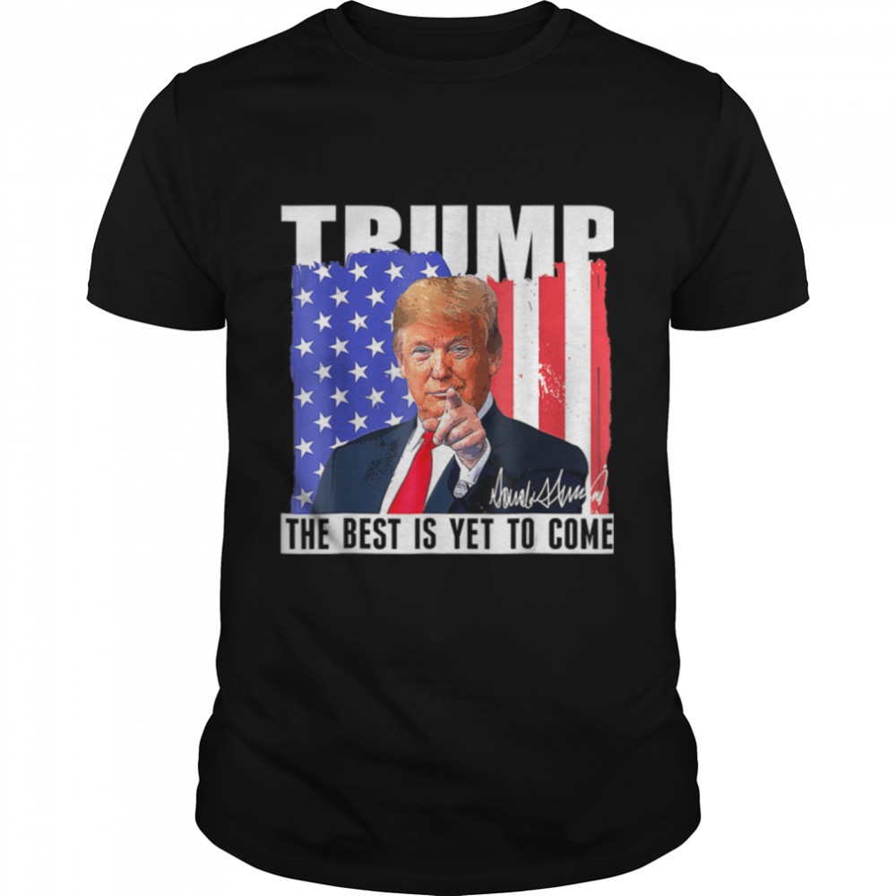 Trump 2024 Retro President 4Th July T-Shirt B0B44Wf3Bm