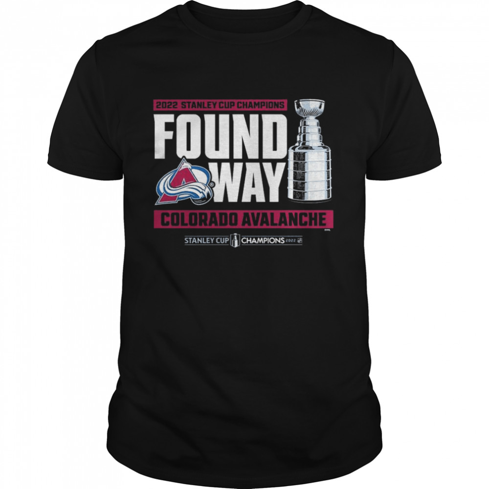 2022 Stanley Cup Champions Found A Way Colorado Avalanche T- Classic Men's T-shirt