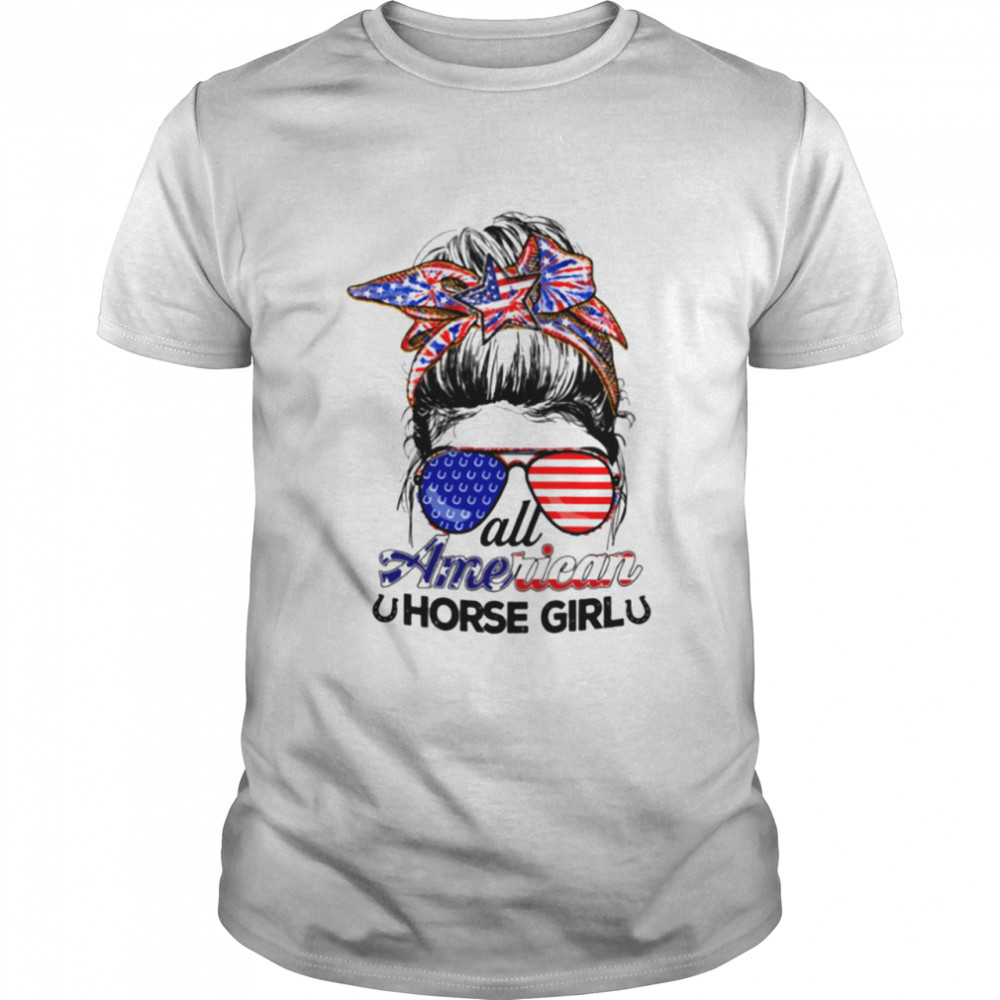 All American Horse Girl Classic T-Shirt