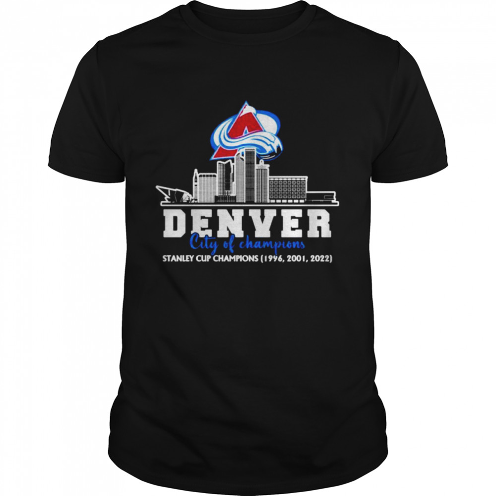 Colorado Avalanche Denver city of Champions Stanley Cup Champions shirt Classic Men's T-shirt