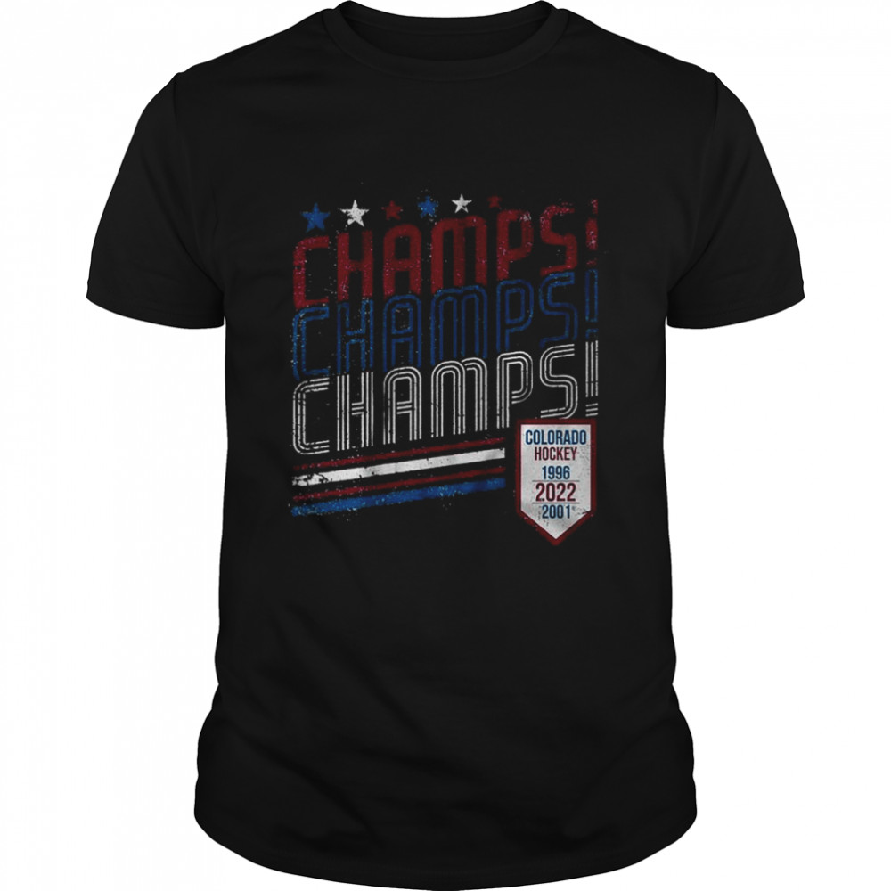 Colorado Champs Champs Champs 1996, 2001, 2022  Classic Men's T-shirt