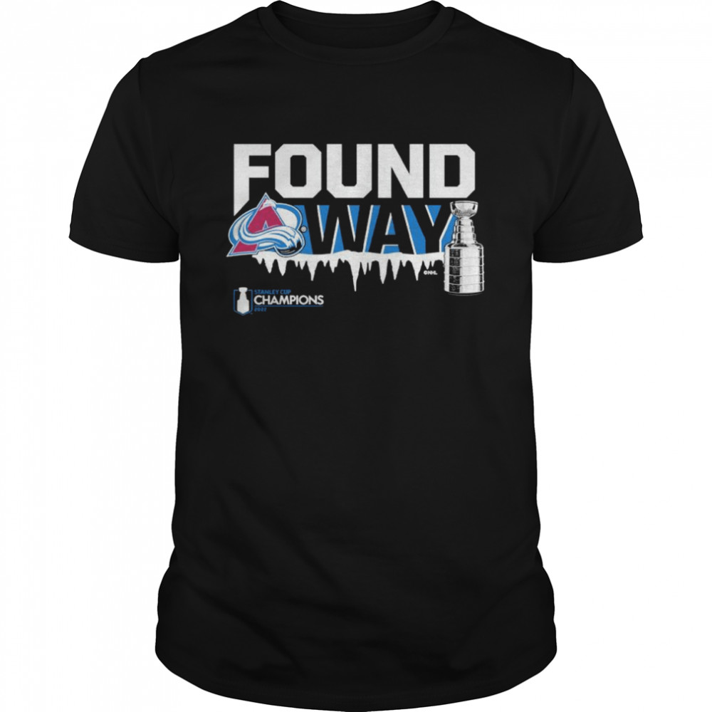 Found A Way Colorado Avalanche 2022 Stanley Cup Champions Rebound shirt Classic Men's T-shirt