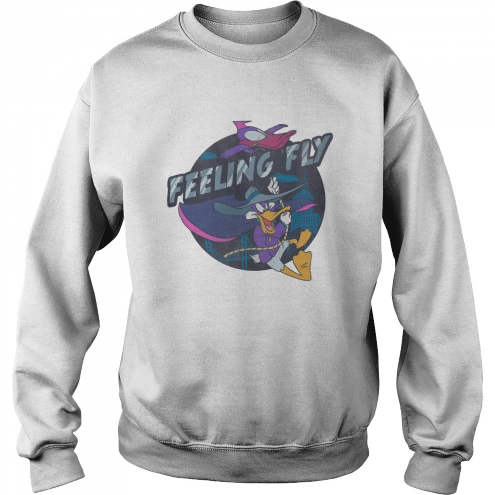 It’s Always Tea Time Disney Darkwing Duck Feeling Fly Portrait shirt Unisex Sweatshirt