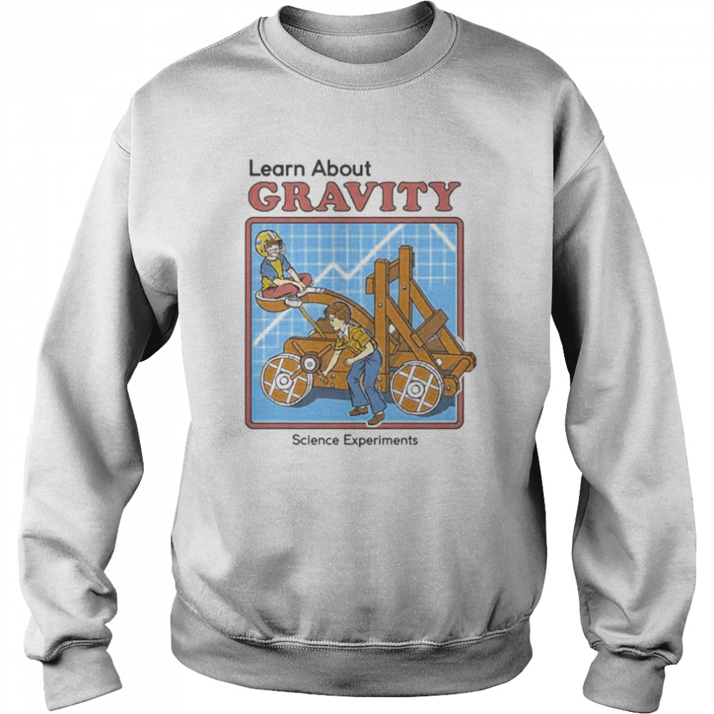 Learn About Gravity Vintage Sience Experiments  Unisex Sweatshirt