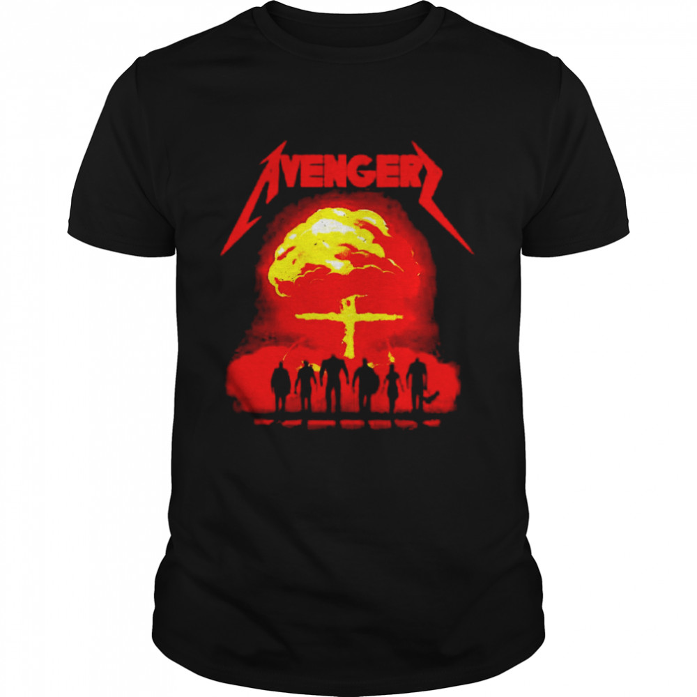 Metallica 80s Avengers shirt