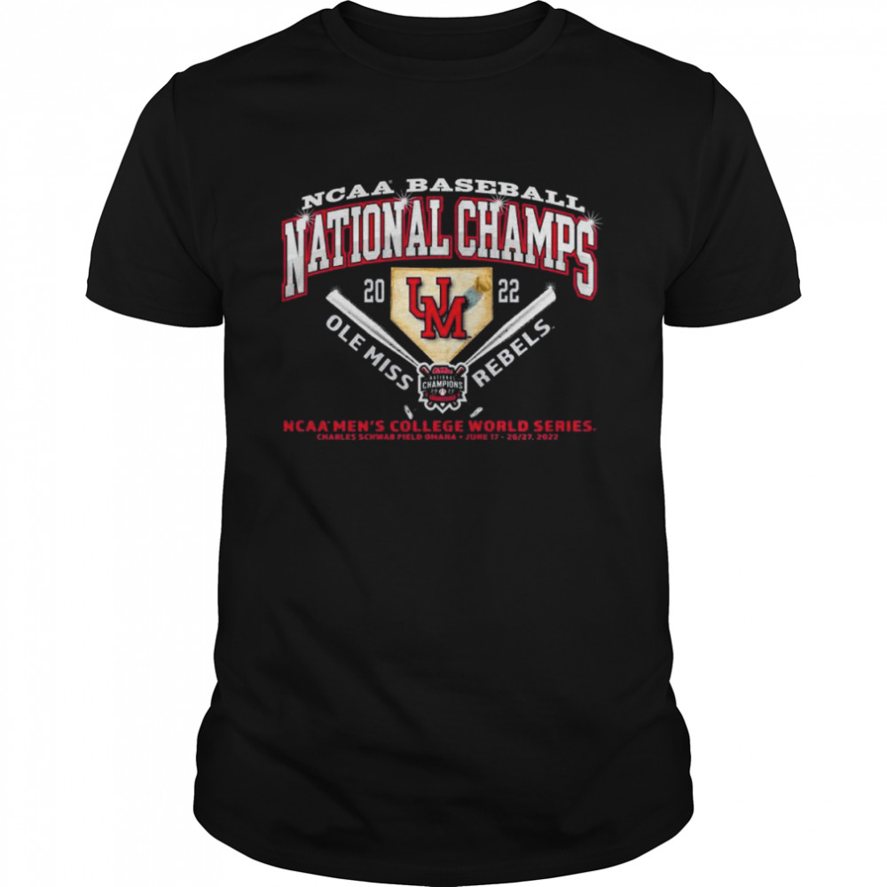 NCAA Baseball National Champions 2022 UM Ole Miss Rebels Men’s CWS  Classic Men's T-shirt