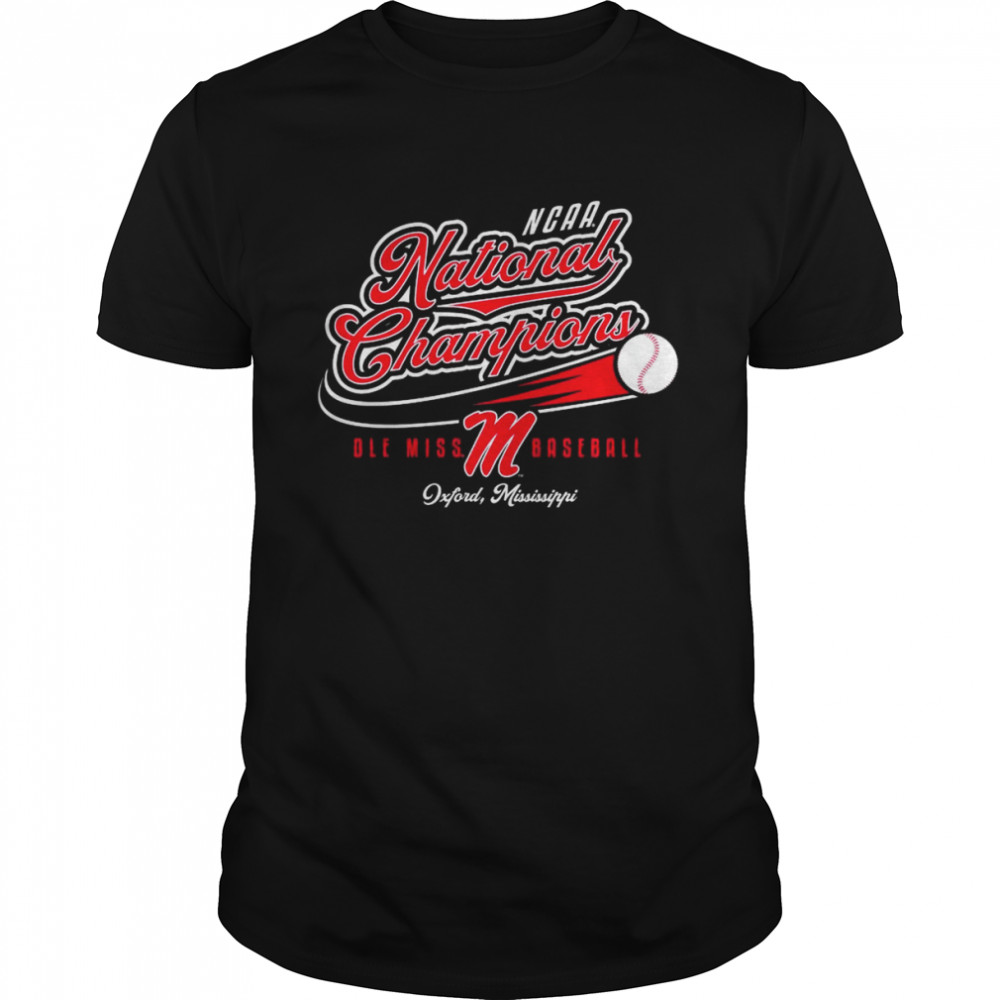 Ole Miss Baseball NCAA National Champions 2022 Oxford, Mississippi  Classic Men's T-shirt