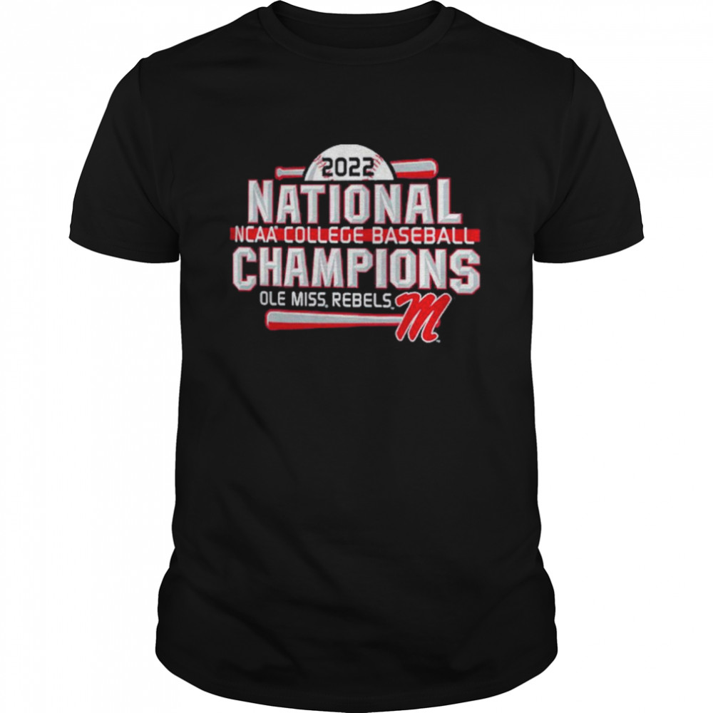 Ole Miss Rebels 2022 NCAA Men’s Baseball College World Series Champions T- Classic Men's T-shirt