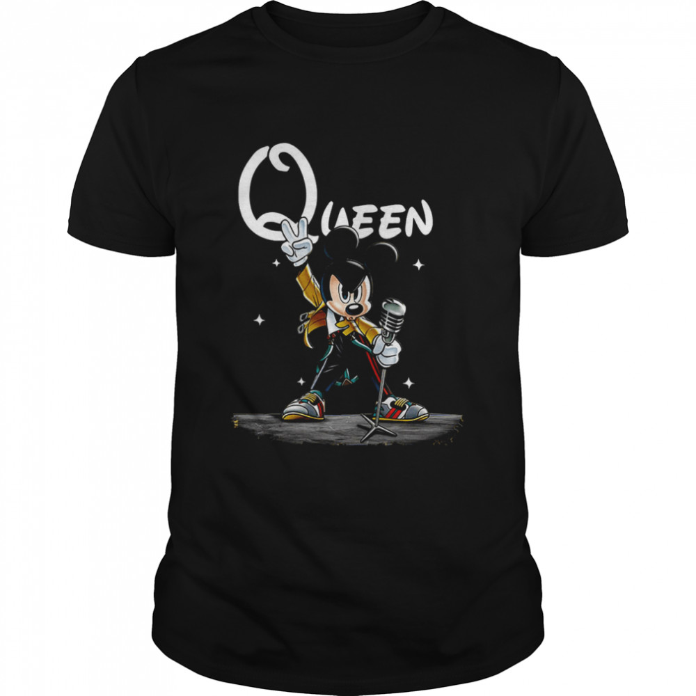 Queen Mickey mouse singing shirt Classic Men's T-shirt