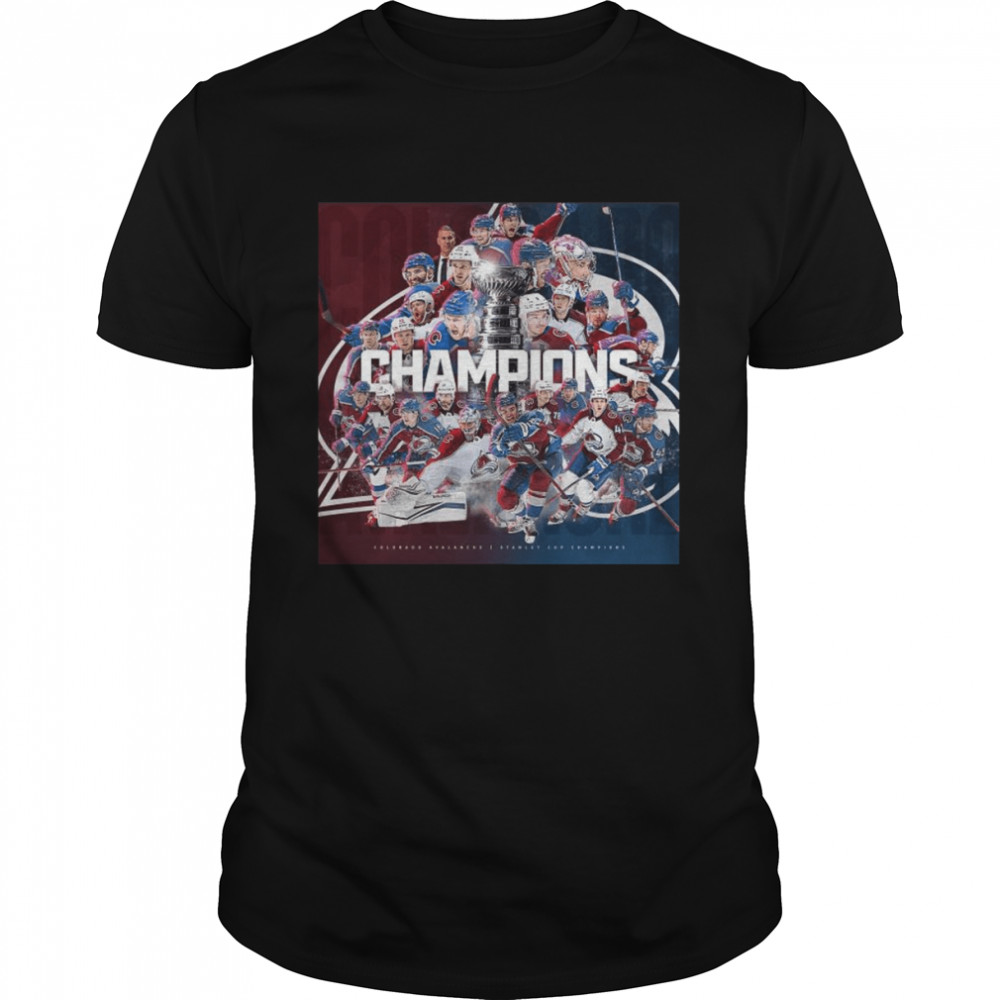 The Champions Colorado Avalanche Hockey Team 202  Classic Men's T-shirt