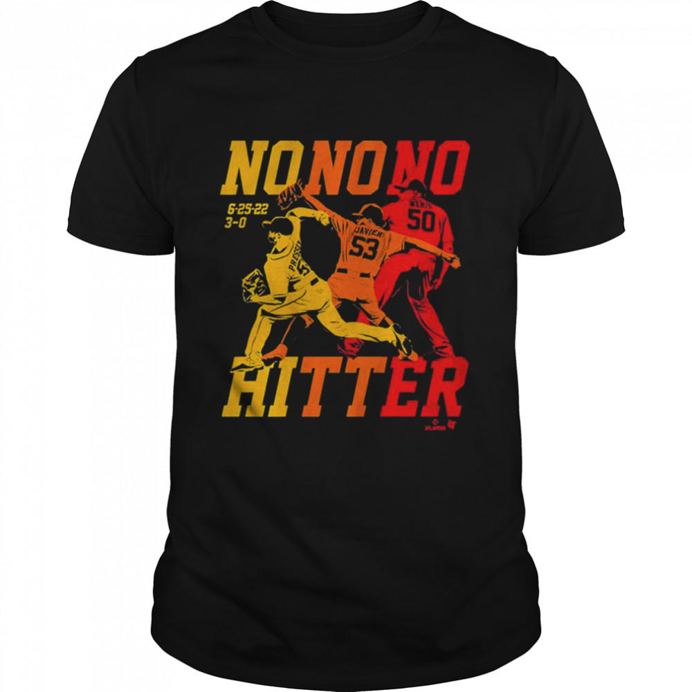 The Houston No No No Hitter Christian Javier Hector Neris And Ryan Pressly  Classic Men's T-shirt