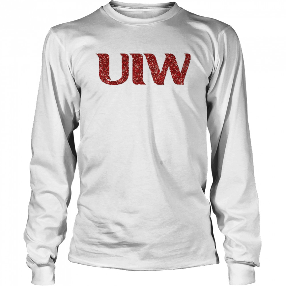 Uiw Glitter Logo  Long Sleeved T-shirt