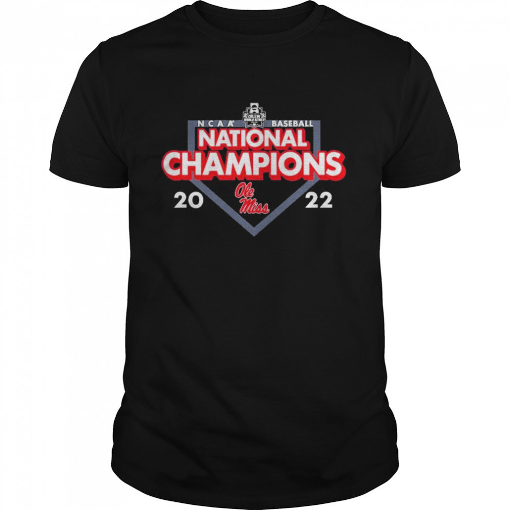 University of Mississippi Ole Miss NCAA Baseball National Champions 2022  Classic Men's T-shirt