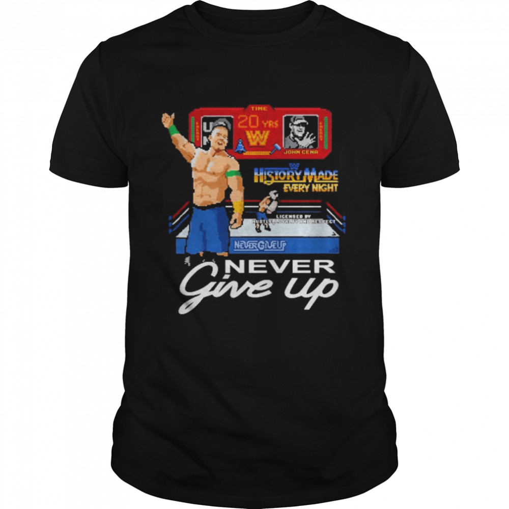 20 Years Never Give Up Authentic Shirt