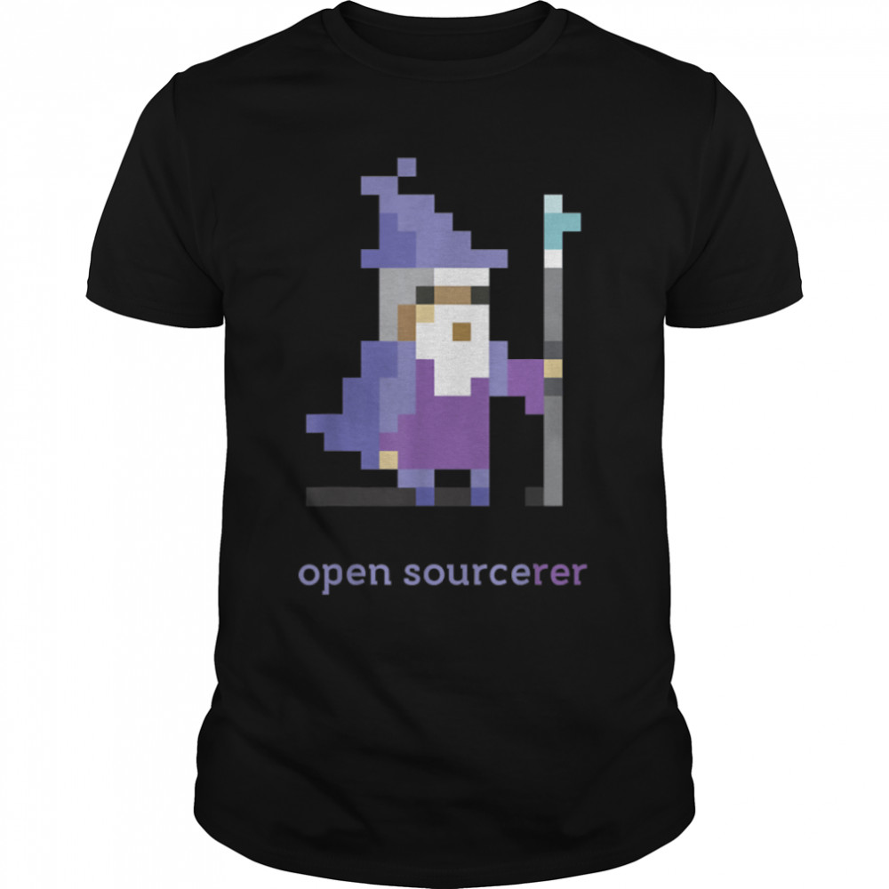 8 Bit Open Sources Sorcerer T-Shirt B09Tjy7Khp