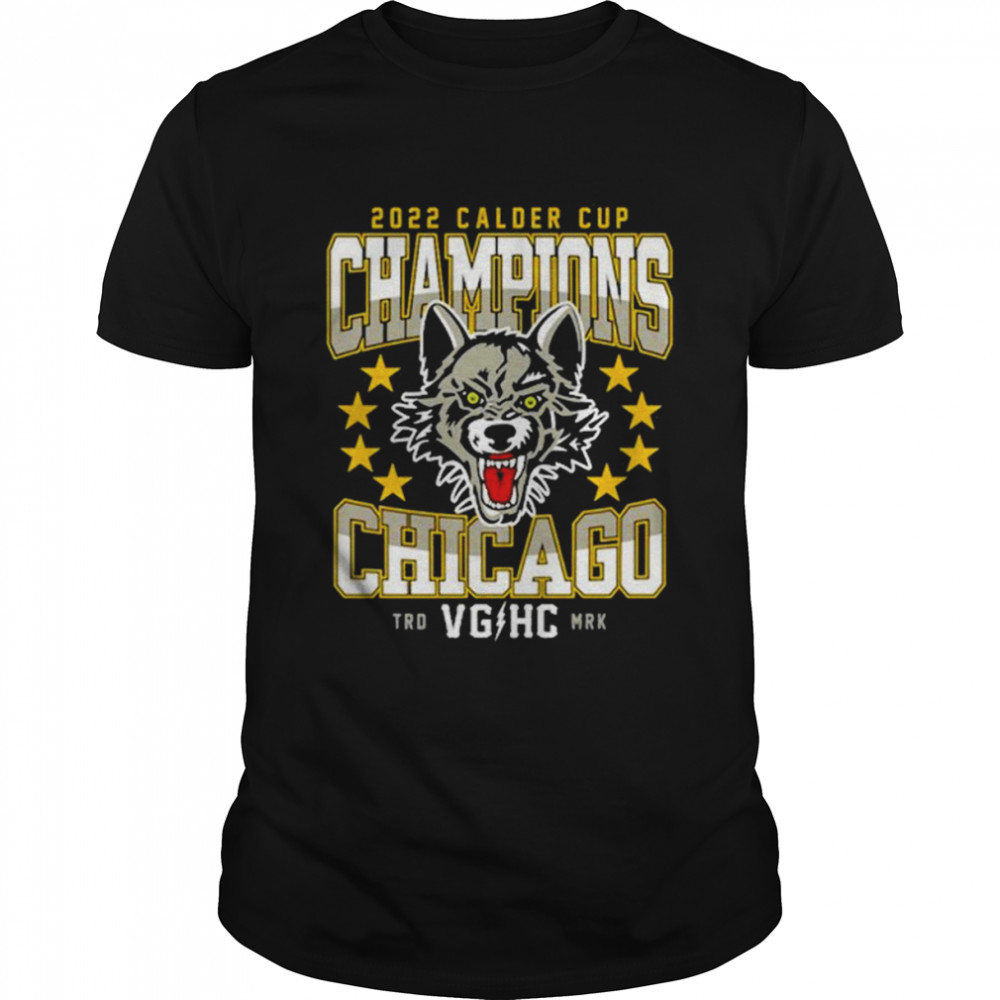 Ahl Chicago Wolves 2022 Calder Cup Champions Shirt