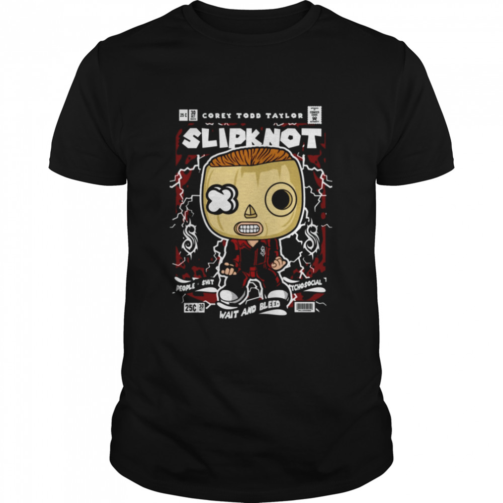 Cartoon Rock Corey Taylor Slipknot Shirt