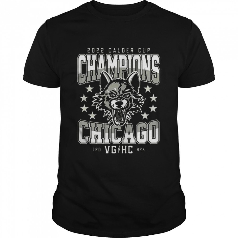 Chicago Wolves 2022 Calder Cup Champions Shirt