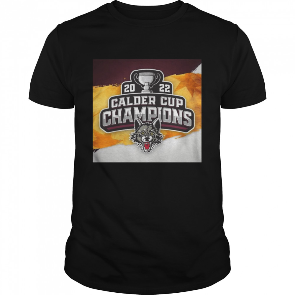 Chicago Wolves Logo 2022 Calder Cup Champions Shirt
