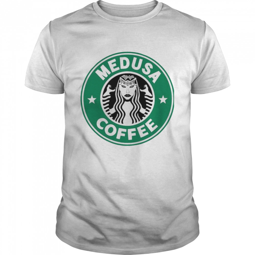 Medusa Coffee Starbucks Parody Smite Shirt
