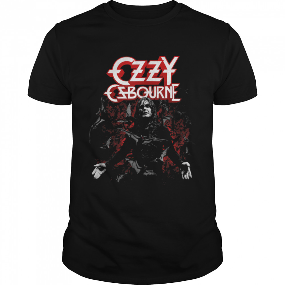 Ozzy Osbourne - Ozzy With Bats T-Shirt B0B1W7Lgbc