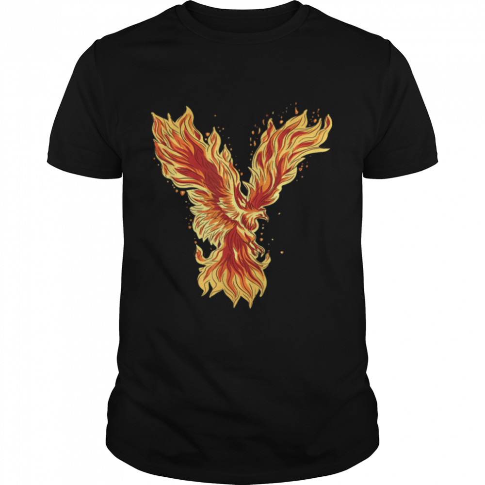 Phoenix Ashes Rejuvenation Rising Born Again Mythical Bird T-Shirt B09N21Hjj9