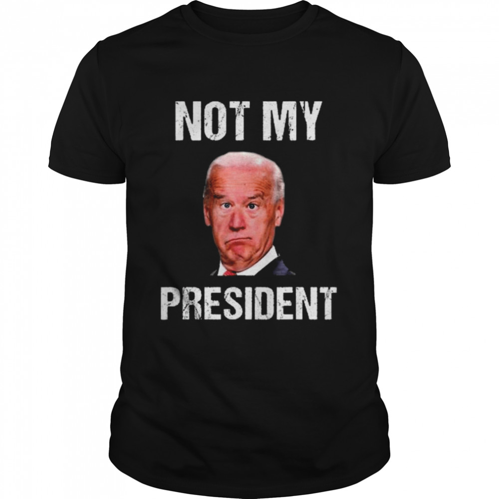 Pro Trump 2024 not my president anti-biden republican shirt Classic Men's T-shirt