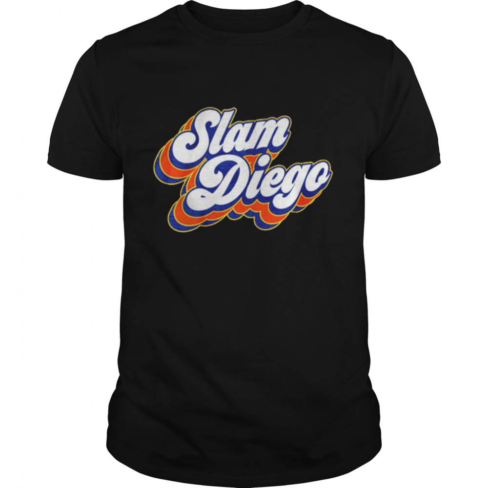 Slam Diego Retro Script shirt