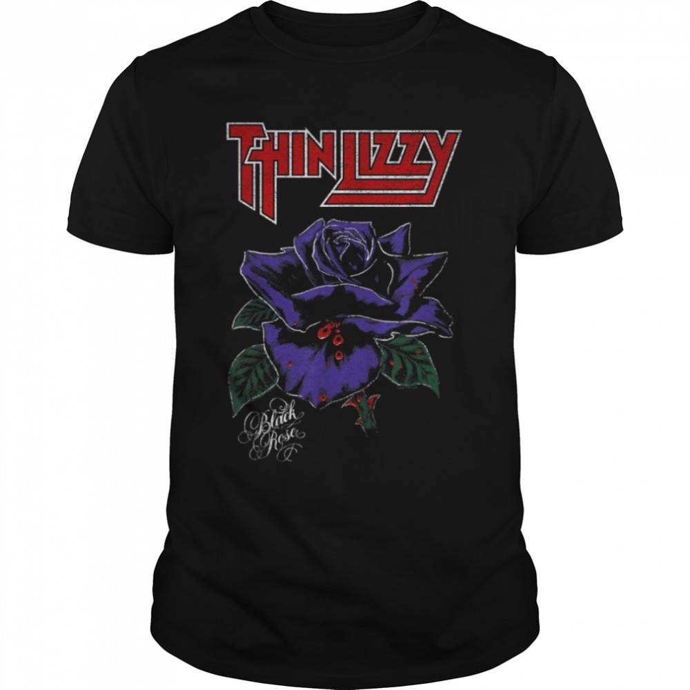 Thin Lizzy – Black Rose Color T-Shirt B09X89FHLY