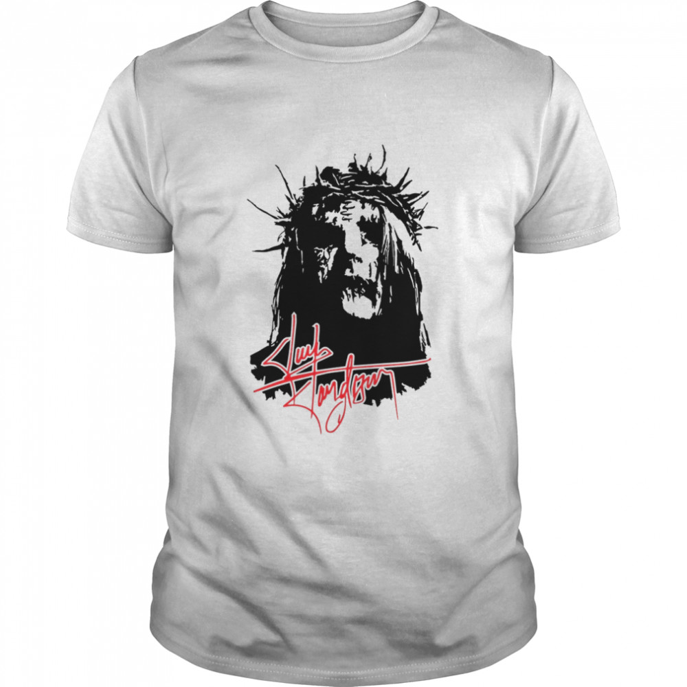 Unique Joey Jordison Slipknot Drummer Mask With Vermilion Blood Signature T-Shirt