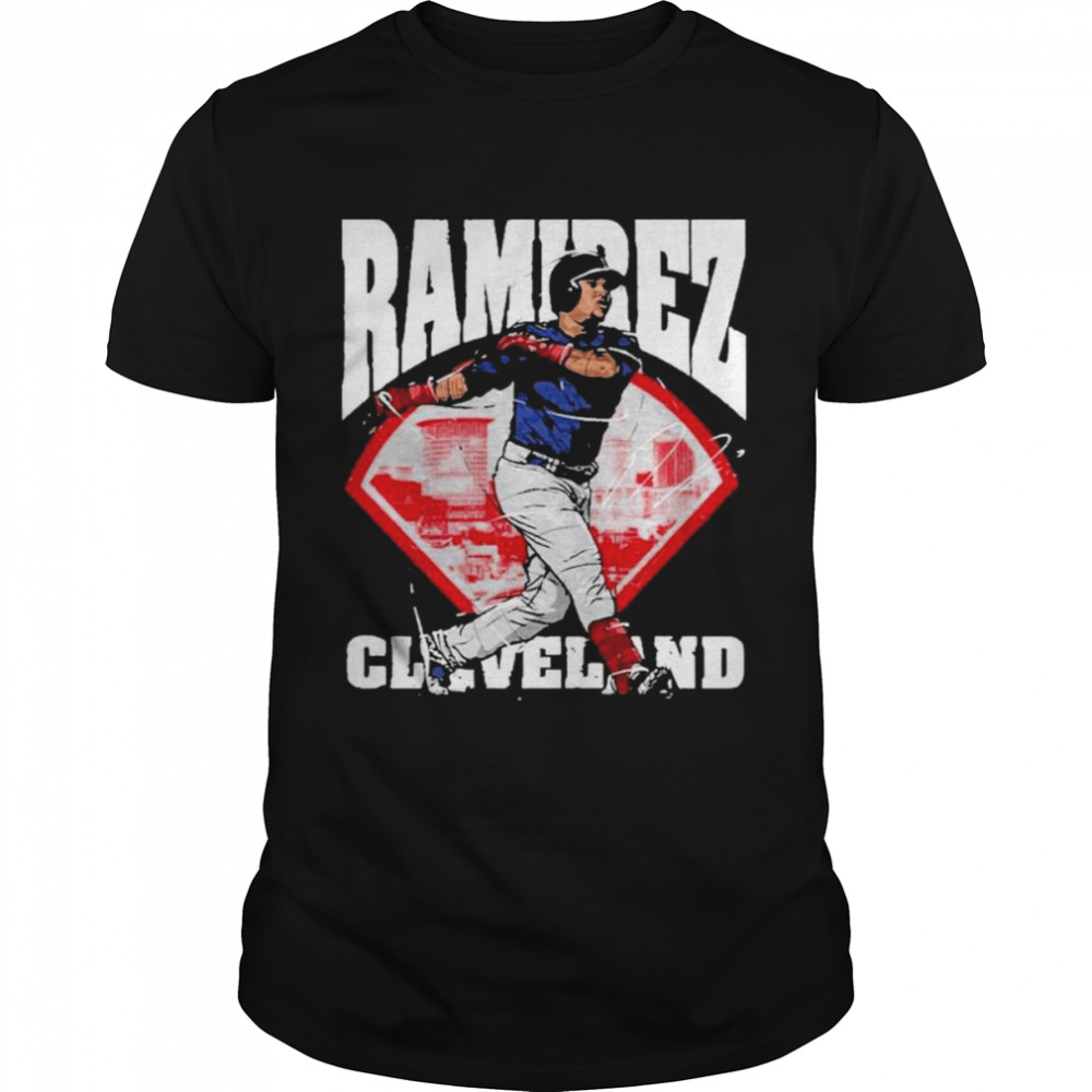 Vintage Jose Ramirez Field Cleveland Indians Tshirt