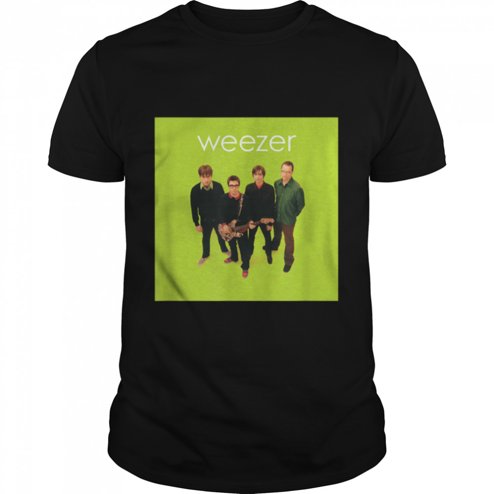 Weezer - Green Album Cover T-Shirt B09Vryp7P9