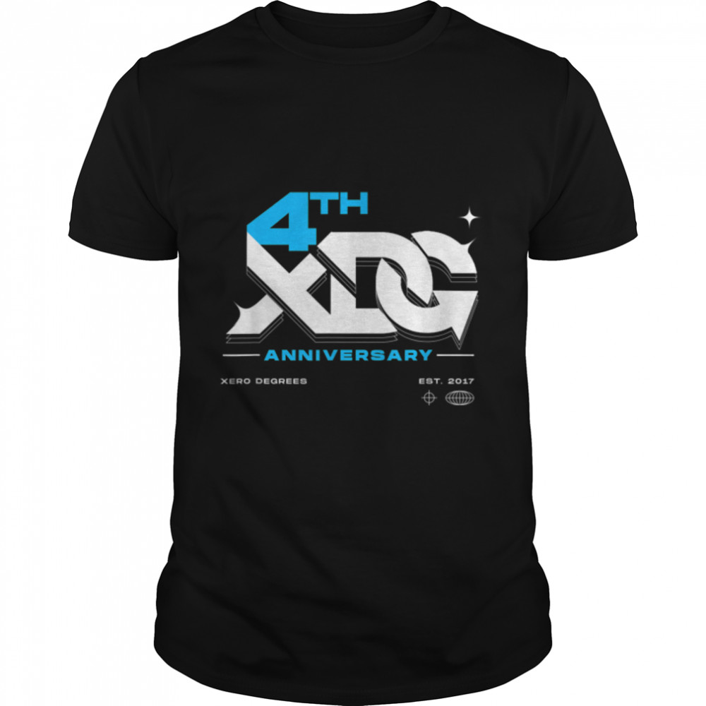 Xdg 4Th Anniversary T-Shirt B09M7Qb4Tc